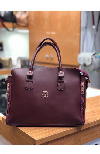 Claret red Shoulder Bag 11-05