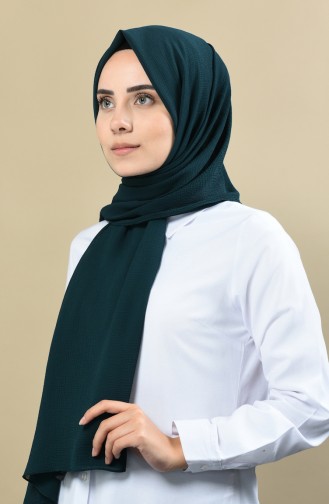 70138-09 شال سادة أخضر زمردي 70138-09