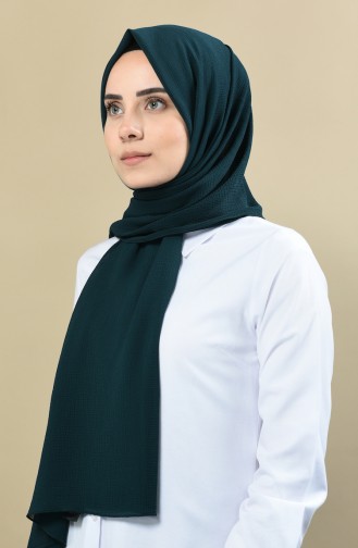 70138-09 شال سادة أخضر زمردي 70138-09