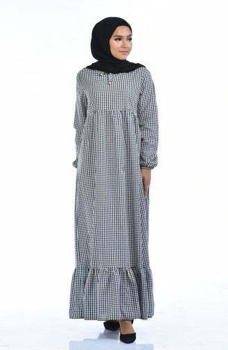 Black Hijab Dress 1276-03