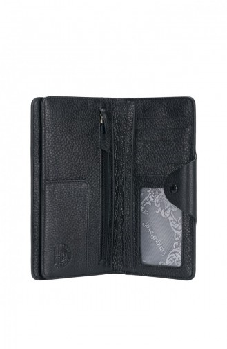 Cengiz Pakel Leder Dame Geldtasche Portfolio 65142 4465142-SİYAH
