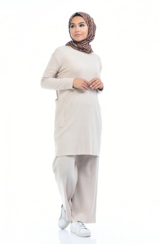 Beige Suit 2216-04