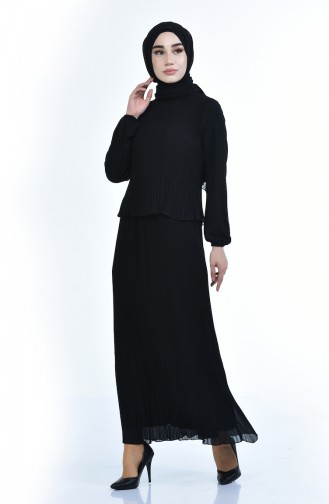 Black İslamitische Jurk 16491-02