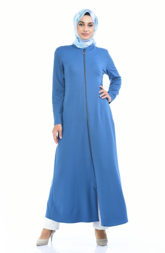 Abaya mit Reissverschluss 1935-01 Indigo 1935-01