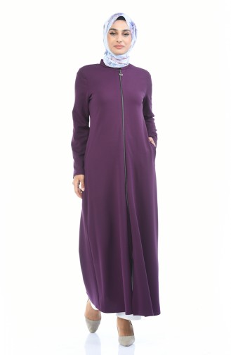 Abaya mit Reissverschluss 1935-05 Lila 1935-05