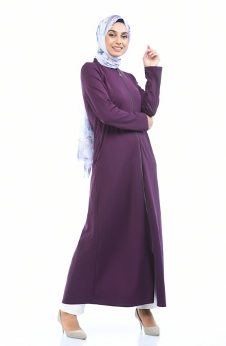 Abaya mit Reissverschluss 1935-05 Lila 1935-05