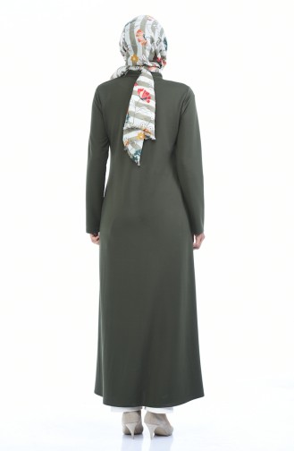 Abaya mit Reissverschluss 1935-06 Khaki 1935-06