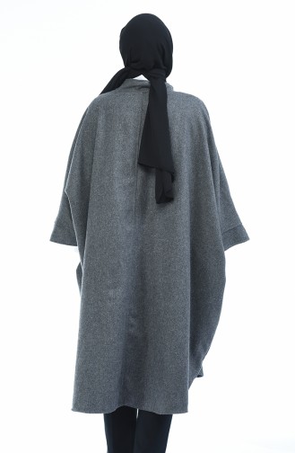 Poncho a Boutons 8001-02 Gris 8001-02