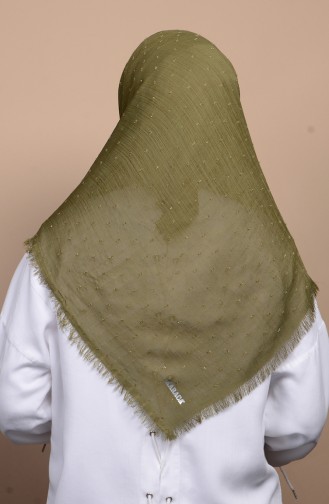 Karaca Druckknopf Kopftuch 90584-04 Khaki 90584-04