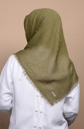 Karaca Druckknopf Kopftuch 90584-04 Khaki 90584-04