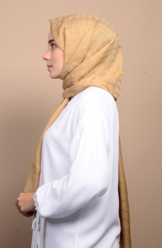 Karaca Jakarlı Capri Şal 90588-09 Gold