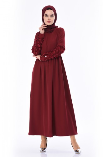 Cherry Hijab Dress 5004-04