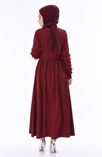 Cherry Hijab Dress 5004-04