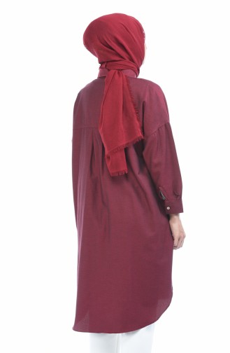 Yarasa Kol Tunik 5014-03 Bordo