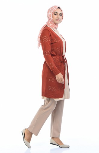 Cinnamon Color Cardigans 2170-09