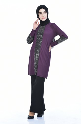 İspanyol Paça Pantolon 2301A-01 Siyah