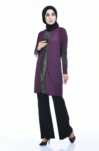 İspanyol Paça Pantolon 2301A-01 Siyah