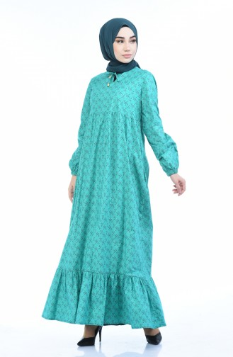 فستان أخضر 1285-10