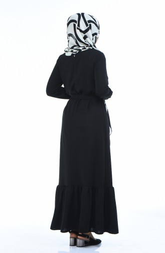 Black İslamitische Jurk 1013-01