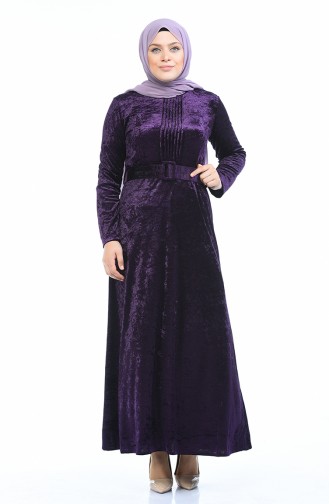 Purple İslamitische Jurk 4491-01