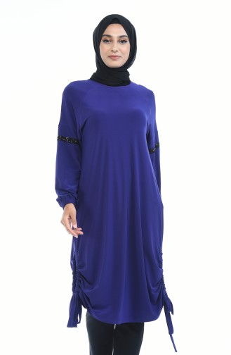 Uzun Sandy Tunik 2305-03 Mor 2305-03