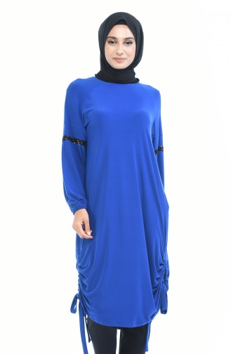 Uzun Sandy Tunik 2305-04 Saks 2305-04