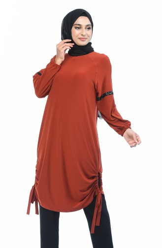 Uzun Sandy Tunik 2305-05 Kiremit