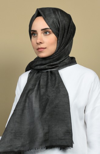 شال قطني فضي 3003TS-07