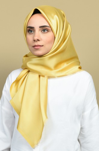 Düz Tafta Eşarp 13097-21 Gold