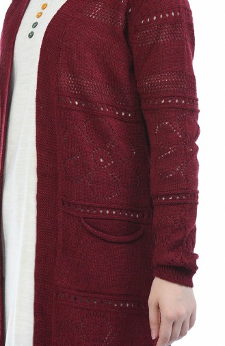 Claret red Vest 1220-01