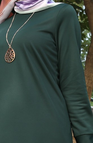 Tunique avec Collier 2257-05 Vert emeraude 2257-05