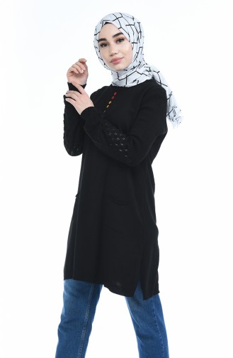 Tropfen-Arm Trikot Tunika 2179-04 Schwarz 2179-04