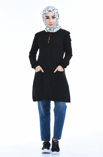 Tropfen-Arm Trikot Tunika 2179-04 Schwarz 2179-04