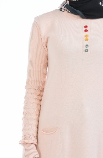 Tropfen-Arm Trikot Tunika 2179-08 Puder 2179-08