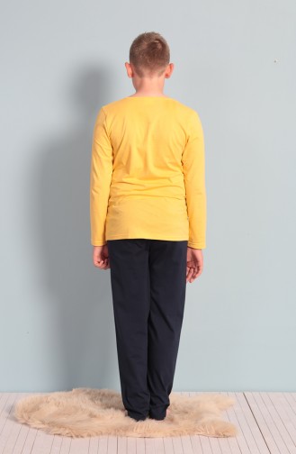 Ensemble Pyjama Pour Enfant 703129 Jaune 703129