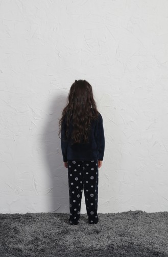 Navy Blue Kinderpyjama 705003-01