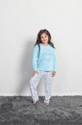 Ensemble Pyjama Pour Enfant 705004-02 Bleu Clair 705004-02