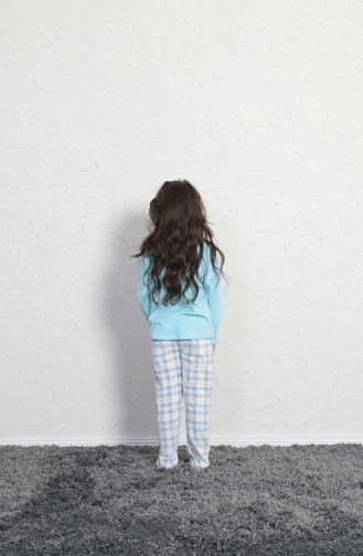 Light Blue Kinderpyjama 705004-02