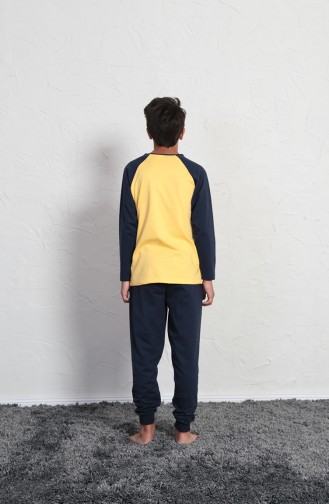 Yellow Kinderpyjama 705016-02