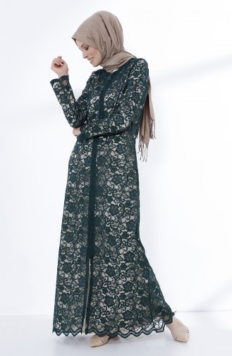 Smaragdgrün Abayas 9029-03