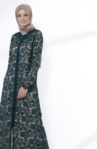 Smaragdgrün Abayas 9029-03