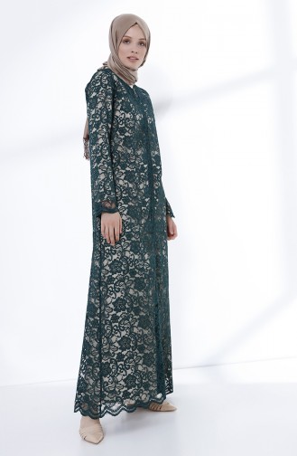 Emerald Green Abaya 9029-03