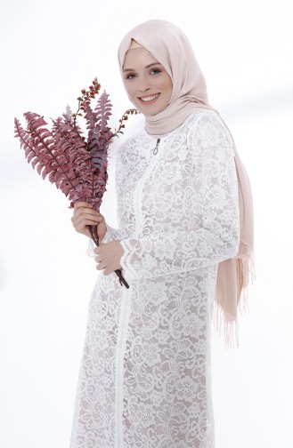 Weiß Abayas 9029-07