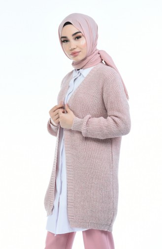 Bestickte Strickjacke 1962-01 Puder 1962-01