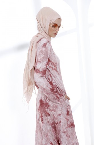 Powder Hijab Dress 5028-04