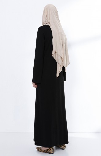 Robe Hijab Noir 5044-09