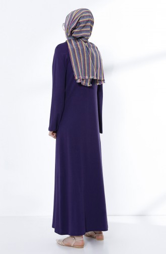 Purple İslamitische Jurk 5044-08