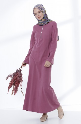 Kleid mit Reissverschluss  5044-07 Puder Rosa 5044-07