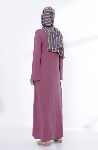Kleid mit Reissverschluss  5044-07 Puder Rosa 5044-07