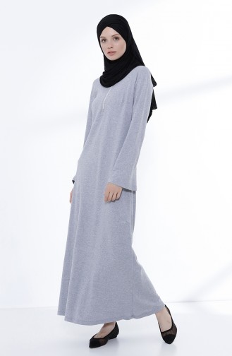 Robe à Fermeture 5044-05 Gris 5044-05